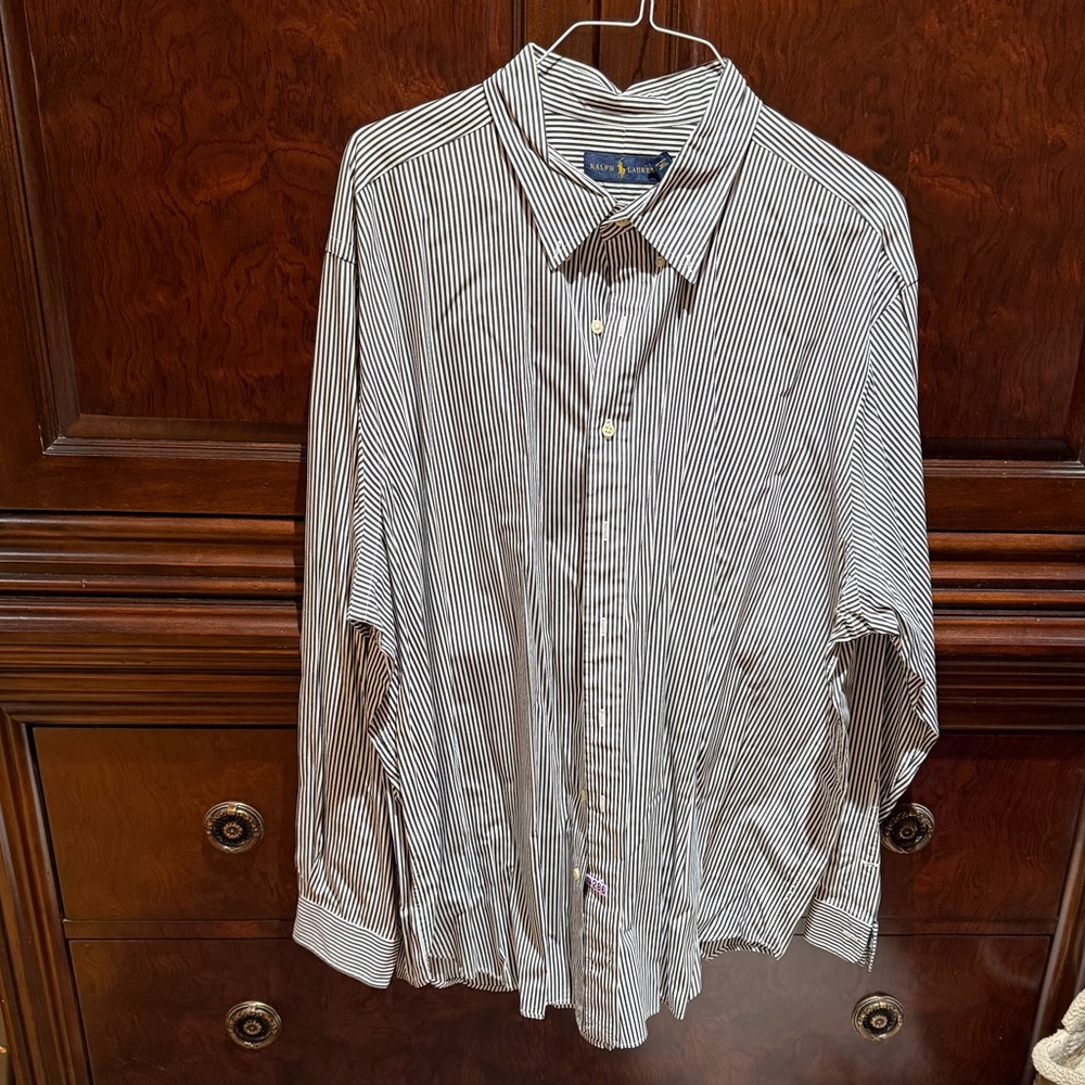 Men's Striped Button-Down ShirtRalph Lauren 3xb
